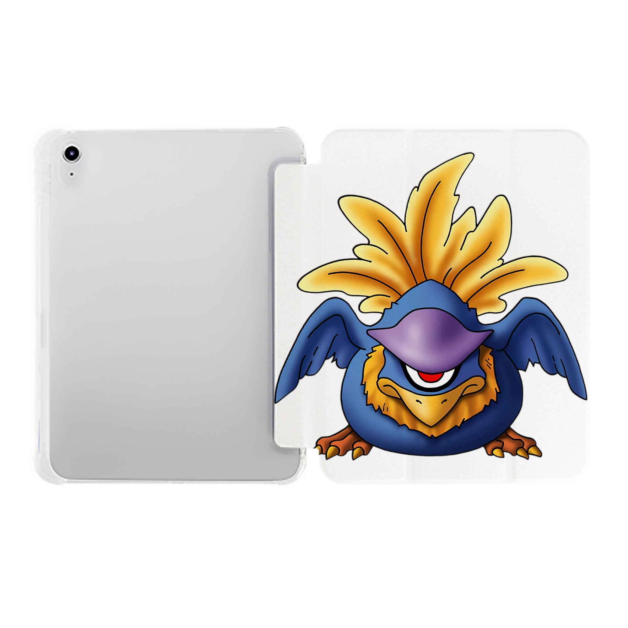 （画像用） ドラゴンクエスト Doragon Kuesuto Dragon Quest IPad ケース ペン収納付き 三つ折りスタンド PUレザー×シリコン 対応機種9.5/10.5/10.9インチ